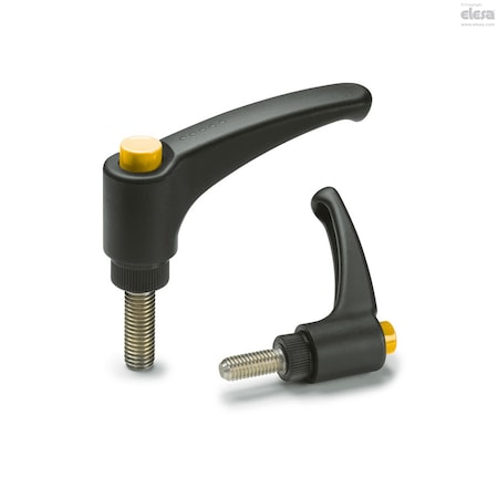 Elesa Stainless steel threaded stud, ERX.78 SST-p-M12x70-C4 ERX-SST-p